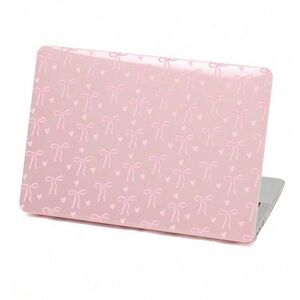 Pink Bow Pattern Laptop Case (MacBook air 13)